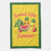 Linge De Cuisine Sucré comme la pastèque d'été fraise ananas (Vertical)