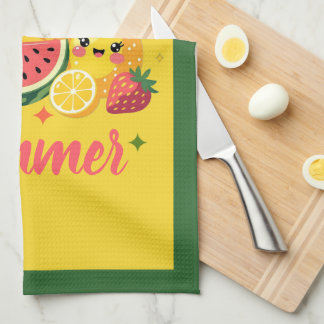 Linge De Cuisine Sucré comme l'été - Fruits Mignons | Décor Tropica