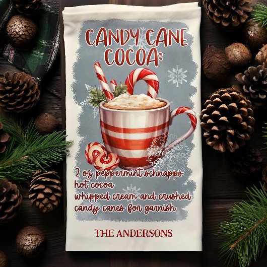 Linge De Cuisine Sucre de canne cacao Cocktail de Noël Recette pers