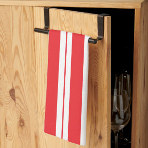 Linge De Cuisine Sucre de canne de Noël Peppermenthe Stripes