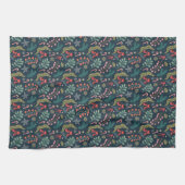 Linge De Cuisine Sucre de canne festif et Holly Motif (Horizontal)