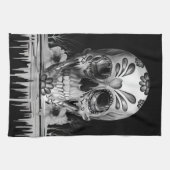 Linge De Cuisine Sucre tiré, crâne de fonte de sucre (Horizontal)