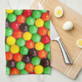 Linge De Cuisine Sucreries colorées (Quart Plié)