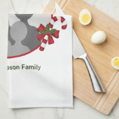 Linge De Cuisine Sucres de canne avec Modèle photo et texte personn (Quart Plié)