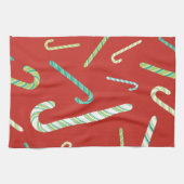 Linge De Cuisine Sucres de canne sur un arrière - plan rouge (Horizontal)