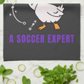 Linge De Cuisine Suddenly a soccer expert (Plié)