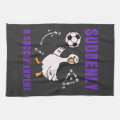 Linge De Cuisine Suddenly a soccer expert (Horizontal)