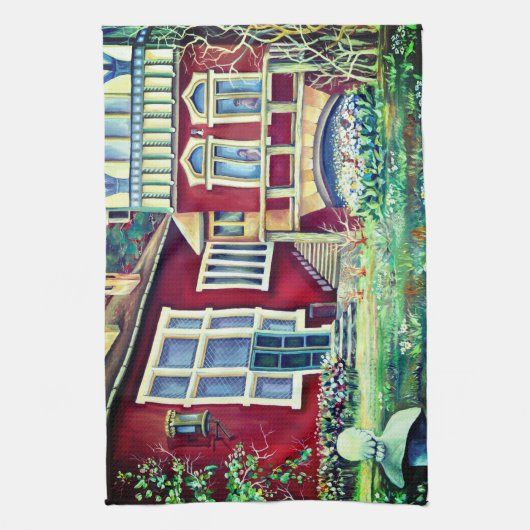 Linge De Cuisine Suède, Paysage Traditionnel (Vertical)