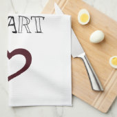 Linge De Cuisine Suivez votre coeur (Quart Plié)