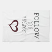 Linge De Cuisine Suivez votre coeur (Horizontal)