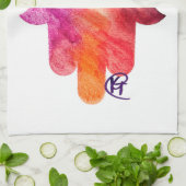 Linge De Cuisine Sukkot Hamsa Art (Plié)