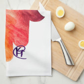 Linge De Cuisine Sukkot Hamsa Art (Quart Plié)