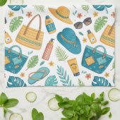 Linge De Cuisine Summer Beach Essentials Pattern (1) (Plié)