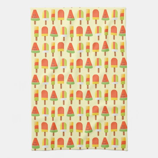Linge De Cuisine Summer Ice Lollies Pattern (Vertical)