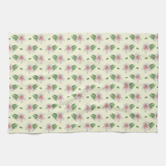 Linge De Cuisine Summer Lily Floral Seamless Pattern (Horizontal)