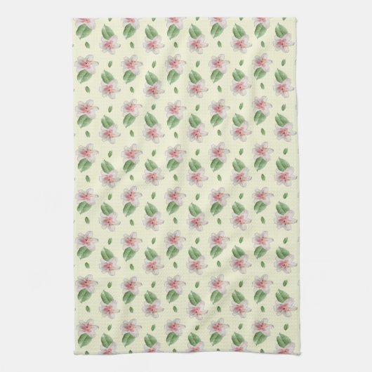 Linge De Cuisine Summer Lily Floral Seamless Pattern (Vertical)