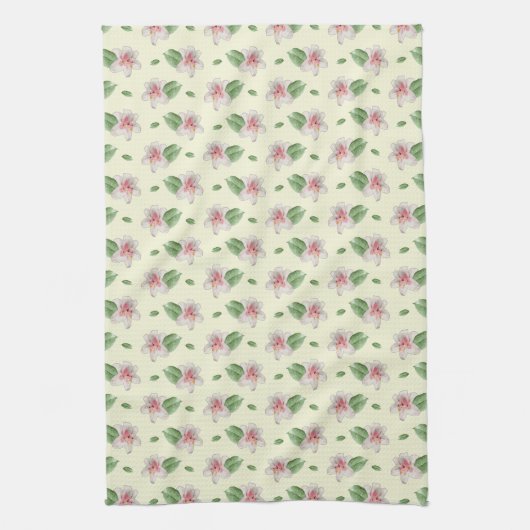 Linge De Cuisine Summer Lily Floral Seamless Pattern (Vertical)