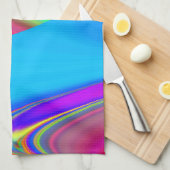 Linge De Cuisine Summerfeel, Rainbowart 3D Abstrait (Quart Plié)