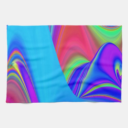 Linge De Cuisine Summerfeel, Rainbowart 3D Abstrait (Horizontal)