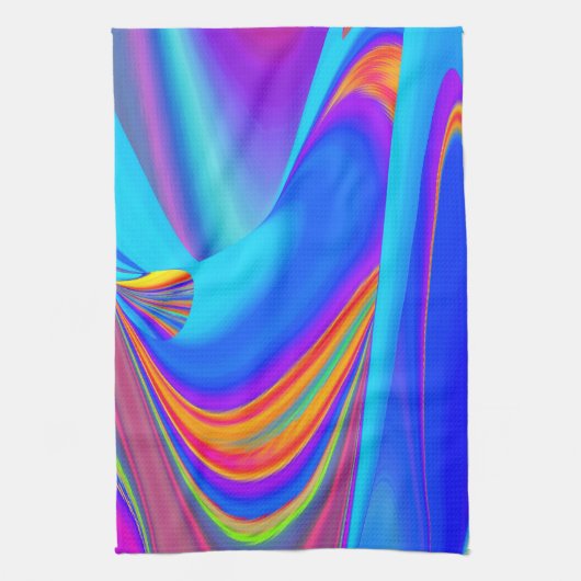 Linge De Cuisine Summerfeel, Rainbowart 3D Abstrait (Vertical)