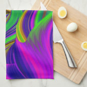 Linge De Cuisine Summerrainbow, Rainbowart 3D Abstrait (Quart Plié)