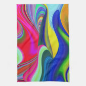 Linge De Cuisine Summerrainbow, Rainbowart 3D Abstrait (Vertical)