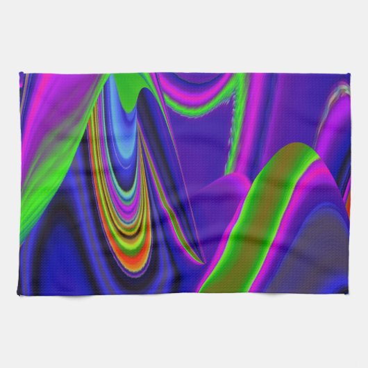 Linge De Cuisine Summerrainbow, Rainbowart 3D Abstrait (Horizontal)