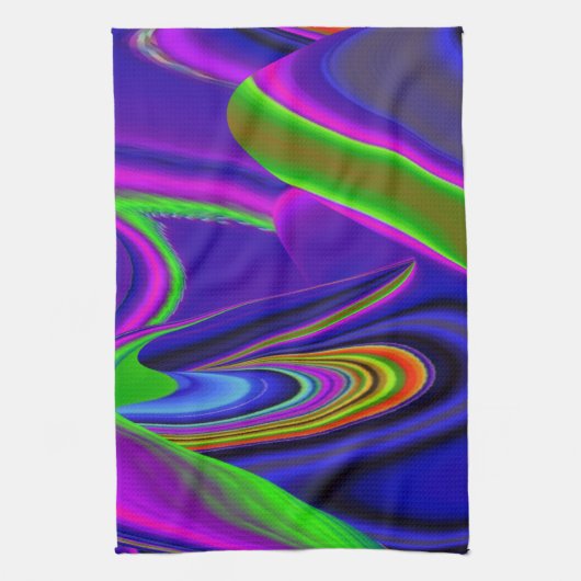 Linge De Cuisine Summerrainbow, Rainbowart 3D Abstrait (Vertical)