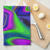 Linge De Cuisine Summerrainbow, Rainbowart 3D Abstrait (Quart Plié)