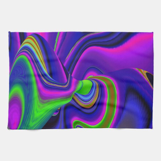 Linge De Cuisine Summerrainbow, Rainbowart 3D Abstrait (Horizontal)