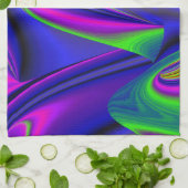 Linge De Cuisine Summerrainbow, Rainbowart 3D Abstrait (Plié)