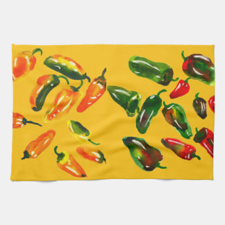 Linge De Cuisine Sun-Drenched Peppers Kitchen Towels
