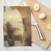 Linge De Cuisine Sun Rising Through Vapor par Joseph Turner (Quart Plié)