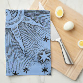 Linge De Cuisine Sun Stars Antique Nuit Ciel Médiéval Zodiac (Quart Plié)