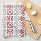 Linge De Cuisine SUN traditionnel letton motif géométrique I (Quart Plié)