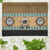 Linge De Cuisine Sunface et Buffalo (Plié)