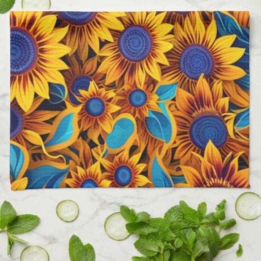 Linge De Cuisine Sunflower (Plié)