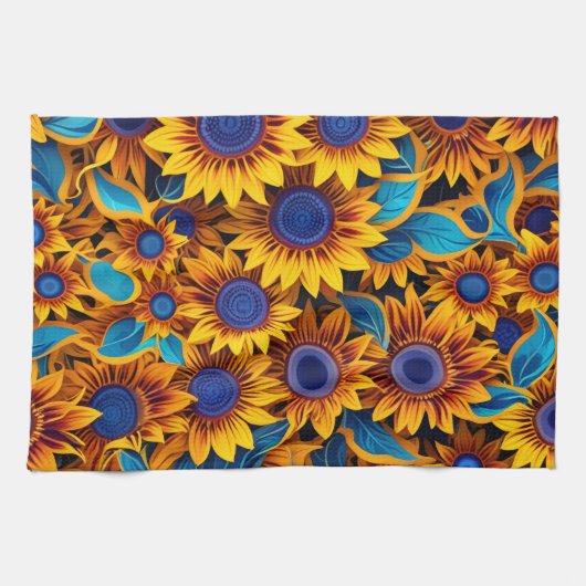 Linge De Cuisine Sunflower (Horizontal)