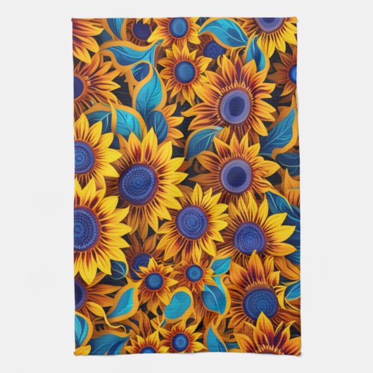 Linge De Cuisine Sunflower (Vertical)