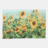 Linge De Cuisine Sunflower Field (Horizontal)