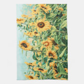 Linge De Cuisine Sunflower Field (Vertical)