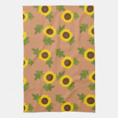 Linge De Cuisine Sunflower Pattern Design – Cute Floral Aesthetic (Vertical)