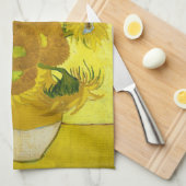 Linge De Cuisine Sunflowers Vincent van Gogh (Quart Plié)