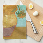 Linge De Cuisine Sunflowers Vincent van Gogh (Quart Plié)