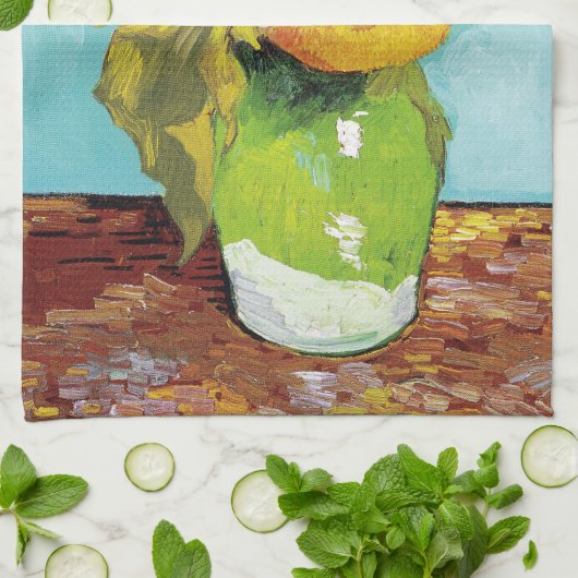 Linge De Cuisine Sunflowers Vincent van Gogh (Plié)