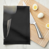 Linge De Cuisine Sunlit Saturn Gas géant Planet par Cassini (Quart Plié)