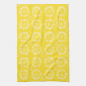 Linge De Cuisine Sunny Sunburst Yellow Kitchen Towel (Vertical)