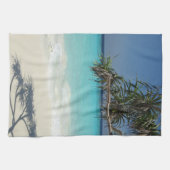 Linge De Cuisine Sunny Tropical Beach Ocean Paradise (Horizontal)