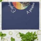 Linge De Cuisine Sunrise Rum Skeleton Pride (Plié)