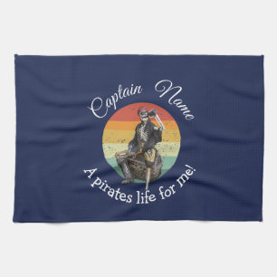 Linge De Cuisine Sunrise Rum Skeleton Pride